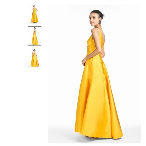 Sachin & Babi Rae Gown Mango - Picture 3 of 3